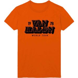 Van Halen: World Tour '78 - Orange T-Shirt