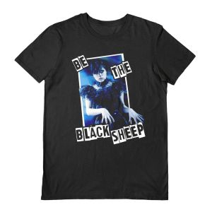 Wednesday: Be The Black Sheep Black T-Shirt