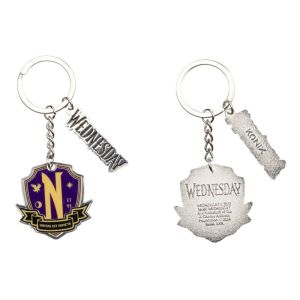 Wednesday: Nevermore Keychain