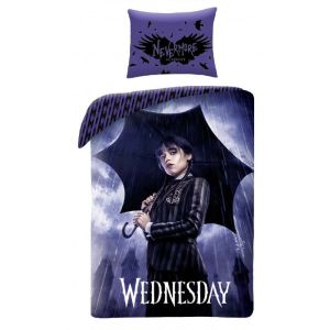 Wednesday: Raining Duvet Set (140x200cm / 70x90cm) Preorder