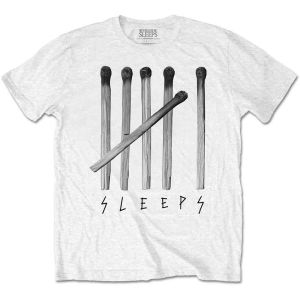 While She Sleeps: Matches - White T-Shirt