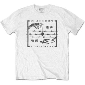 While She Sleeps: Silence Speaks - White T-Shirt