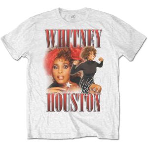Whitney Houston: 90s Homage - White T-Shirt