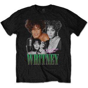 Whitney Houston: Always Love You Homage - Black T-Shirt