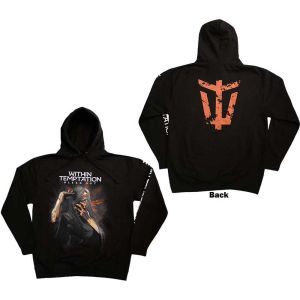 Within Temptation: Bleed Out (Back Print, Sleeve Print) - Black Pullover Hoodie