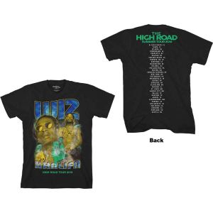 Wiz Khalifa: 90's (Back Print) - Black T-Shirt