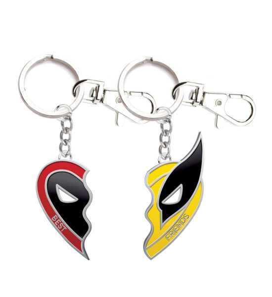 Deadpool 3: Heart Enamel Keychain Set Preorder