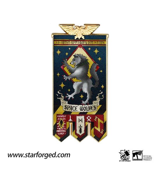 Warhammer 40,000: Chapter Banner Space Wolves Fridge Magnet