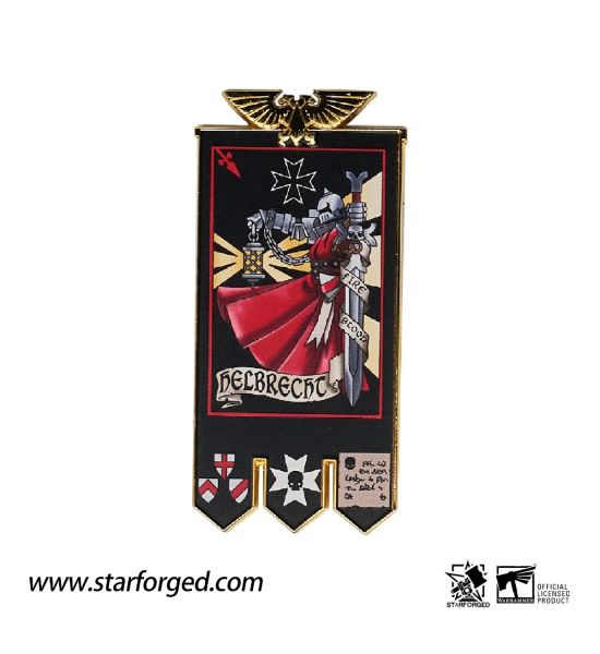 Warhammer 40,000: Chapter Banner Black Templars Fridge Magnet Preorder