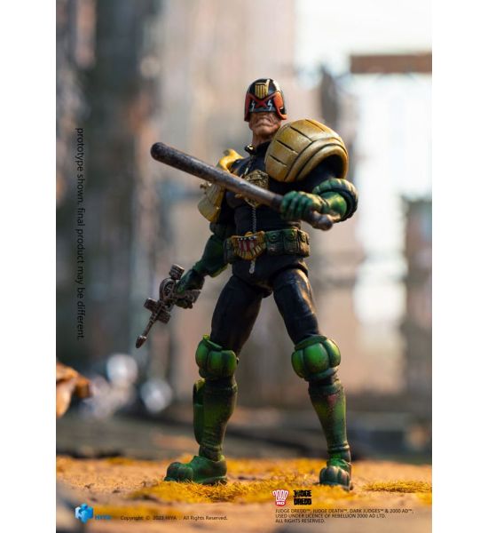 2000 AD: Judge Dredd Cursed Earth Judge Dredd 1/18 Exquisite Mini Action Figure (10cm) Preorder