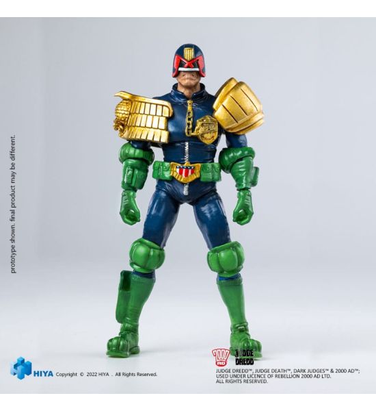 2000 AD: Judge Dredd Gaze Into The Fist of Dredd 1/18 Exquisite Mini Action Figure (10cm) Preorder