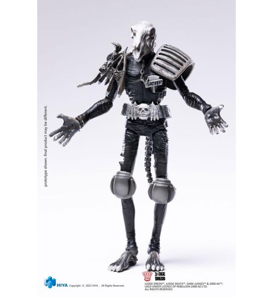 2000 AD: Judge Mortis Black and White Exquisite Mini Action Figure 1/18 (10cm) Preorder