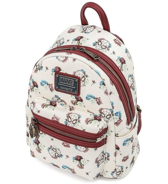 Spider-Man: Floral Loungefly Mini Backpack