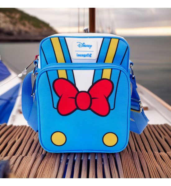 Loungefly: Disney Donald Duck 90th Anniversary Nylon Passport Bag