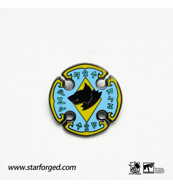 Warhammer 40,000: Heraldries of Chapters Space Wolves Pin Badge Preorder