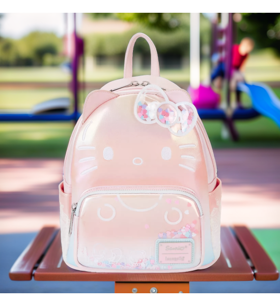 Pink mini backpack clear online