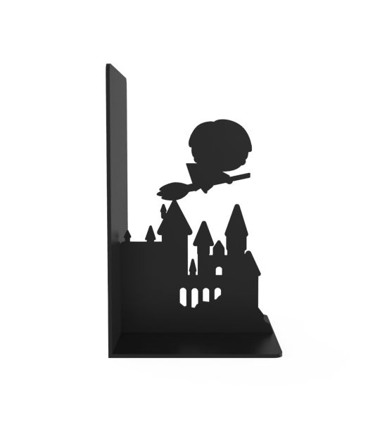 Harry Potter: Hogwarts Chibi Metal Bookend Preorder