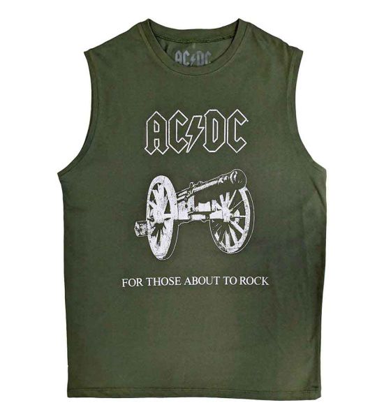 AC/DC: About To Rock - Green T-Shirt