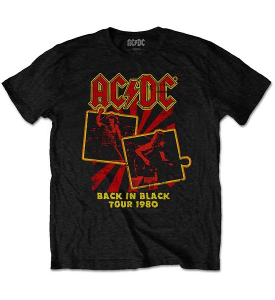 AC/DC: Back in Black Tour 1980 - Black T-Shirt