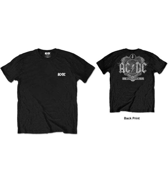 AC/DC: Black Ice (Back Print) - Black T-Shirt