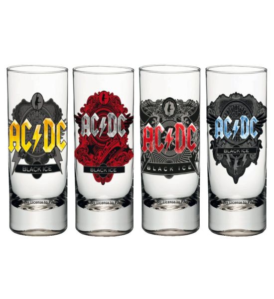 AC/DC: Black Ice Shotglass 4-Pack