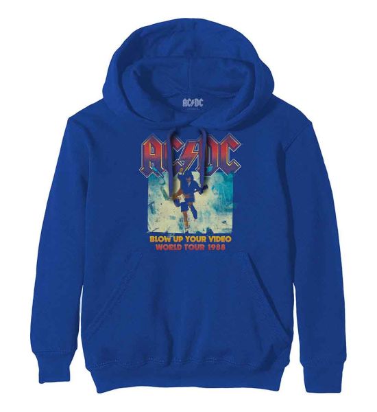 AC/DC: Blow Up Your Video - Blue Pullover Hoodie