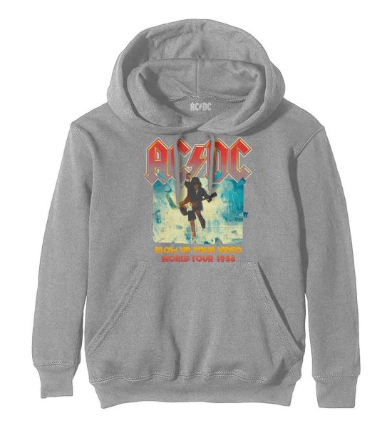 AC/DC: Blow Up Your Video - Grey Pullover Hoodie