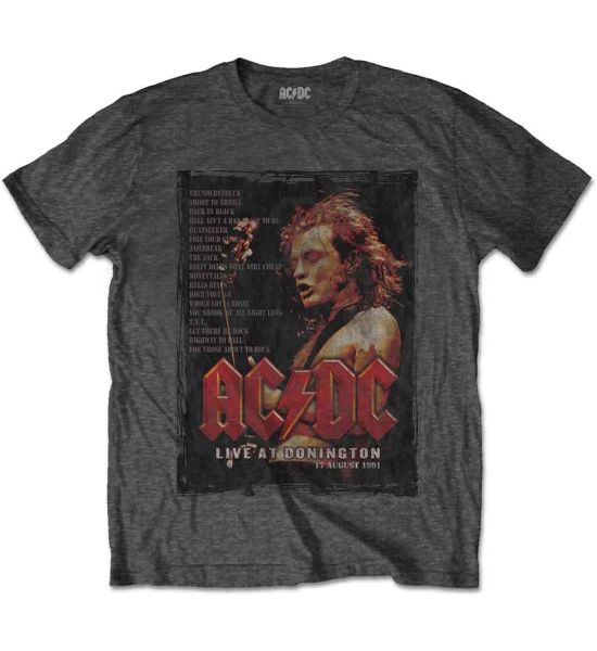 AC/DC: Donington Set - Charcoal Grey T-Shirt