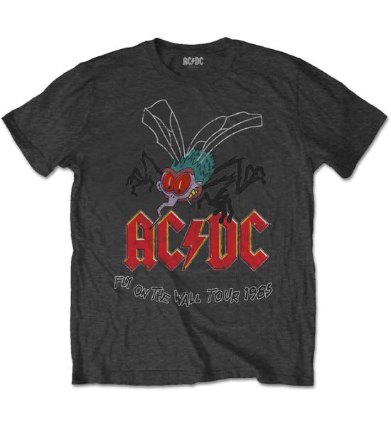 AC/DC: Fly on the Wall - Charcoal Grey T-Shirt