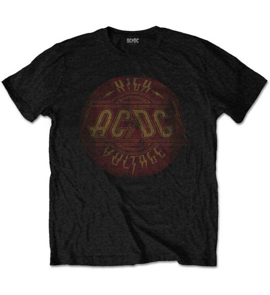 AC/DC: High Voltage Vintage - Black T-Shirt