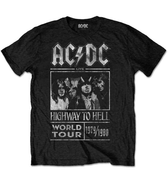 AC/DC: Highway to Hell World Tour 1979/1980 - Black T-Shirt