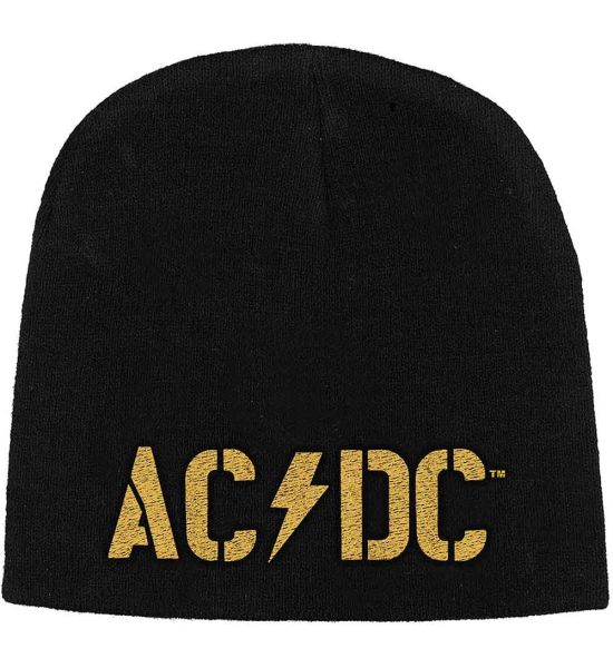 AC/DC: PWR-UP Band Logo - Black Beanie Hat Preorder