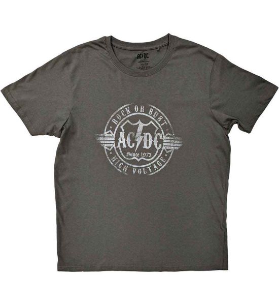 AC/DC: Rock or Bust - Charcoal Grey T-Shirt