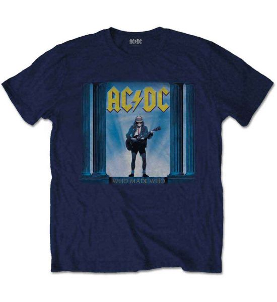 AC/DC: Who Man Who - Navy Blue T-Shirt