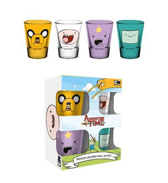 Adventure Time: Finn & Jake Shot Glasses - Set of 4