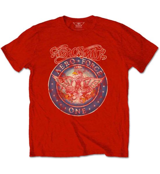 Aerosmith: Aero Force - Red T-Shirt