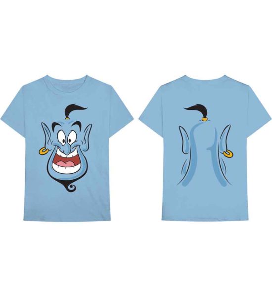 Aladdin: Genie (Back Print) - Blue T-Shirt