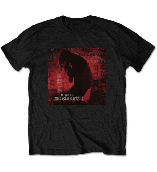 Alanis Morissette: Ironic Silhouette - Black T-Shirt