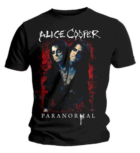 Alice Cooper: Paranormal Splatter - Black T-Shirt