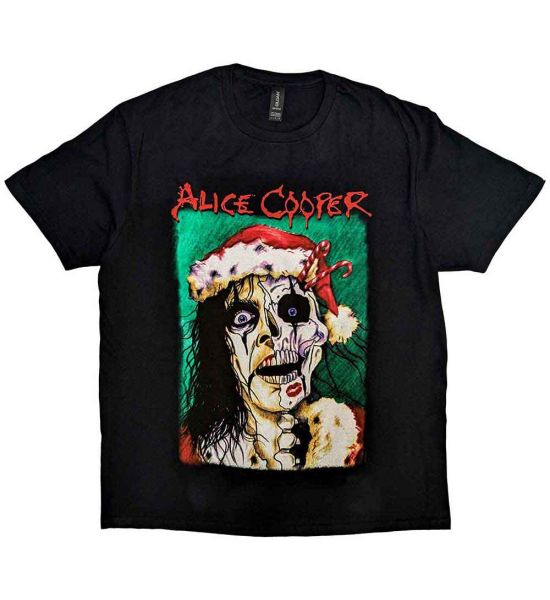 Alice Cooper: Xmas Card - Black T-Shirt