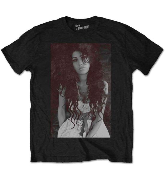 Amy Winehouse: Back to Black Chalk Board - Black T-Shirt