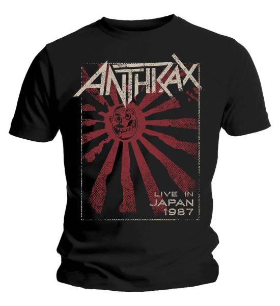 Anthrax: Live in Japan - Black T-Shirt