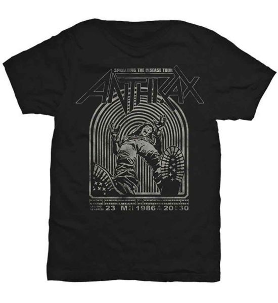 Anthrax: Spreading the disease - Black T-Shirt