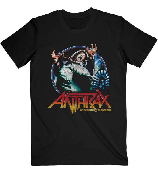 Anthrax: Spreading Vignette - Black T-Shirt