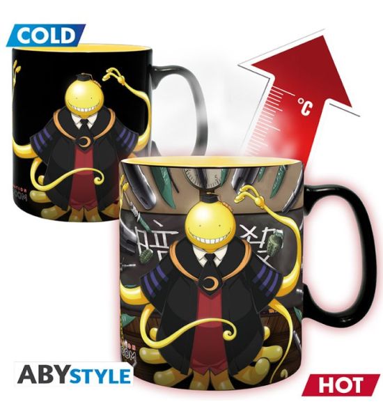 Assassination Classroom: Koro Attacked Heat Change Mug Preorder