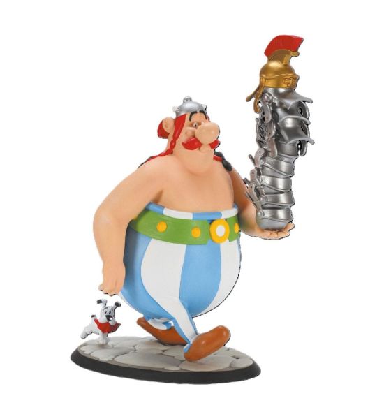 Asterix: Obelix Statue Stack of Helmets and Dogmatix (21cm) Preorder