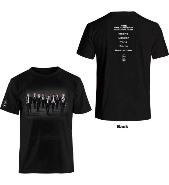 ATEEZ: Fellowship Tour Euro Photo - Black T-Shirt