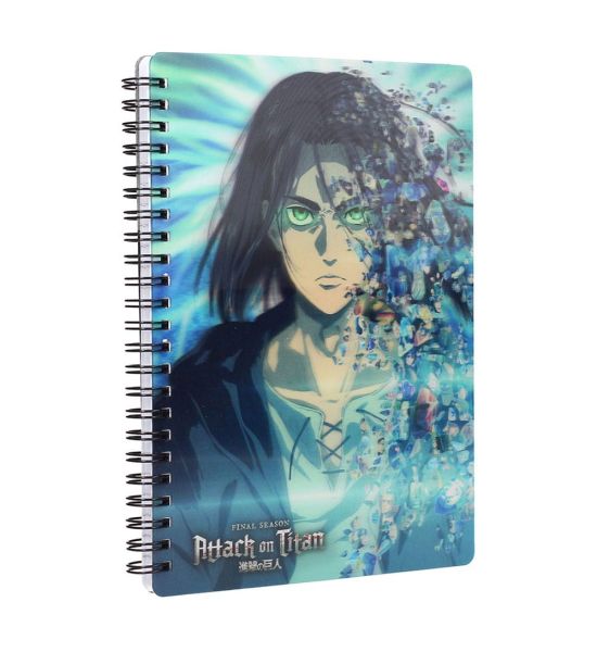 Attack on Titan: 3D-Effect Blue Notebook Preorder