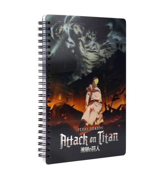 Attack on Titan: 3D-Effect Titan Notebook Preorder