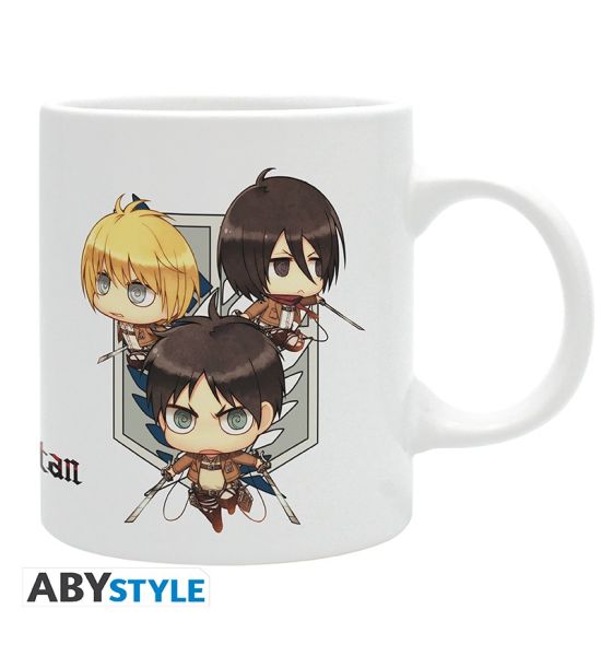 Attack On Titan: Chibi Trio Mug Preorder